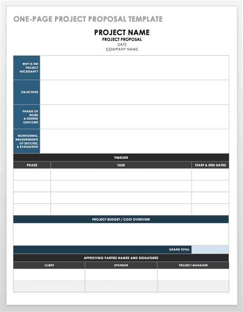 smart card project proposal|1 page project proposal template.